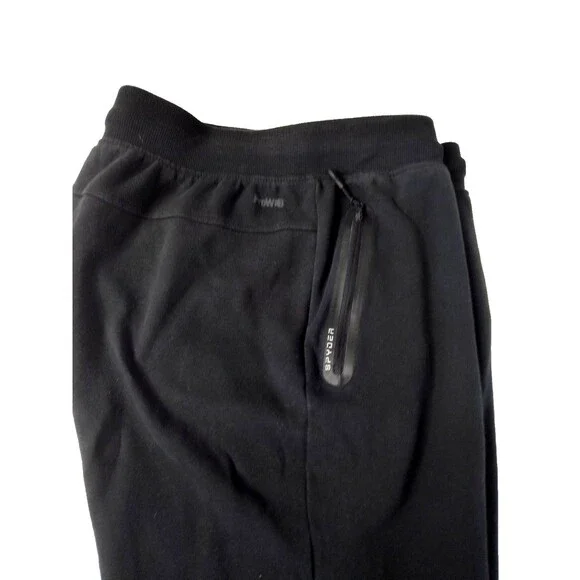 Spyder Active Mens Large Black Jogger Pants Stretch Comfort Zip Pockets Athletic - Picture 10 of 14